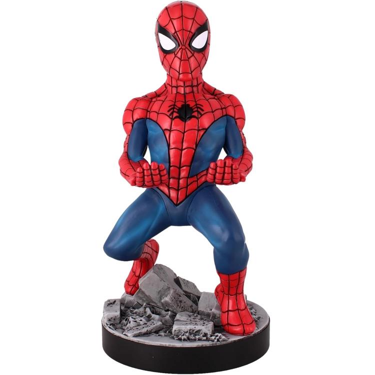 Cable Guys (New Spiderman) Marvel Controller & Smartphone Holder Charging Base Figurine