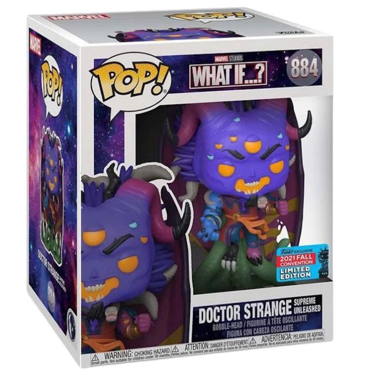 Funko Pop! Marvel - What If - (884) Doctor Strange Supreme Unleashed Vinyl 9Cm