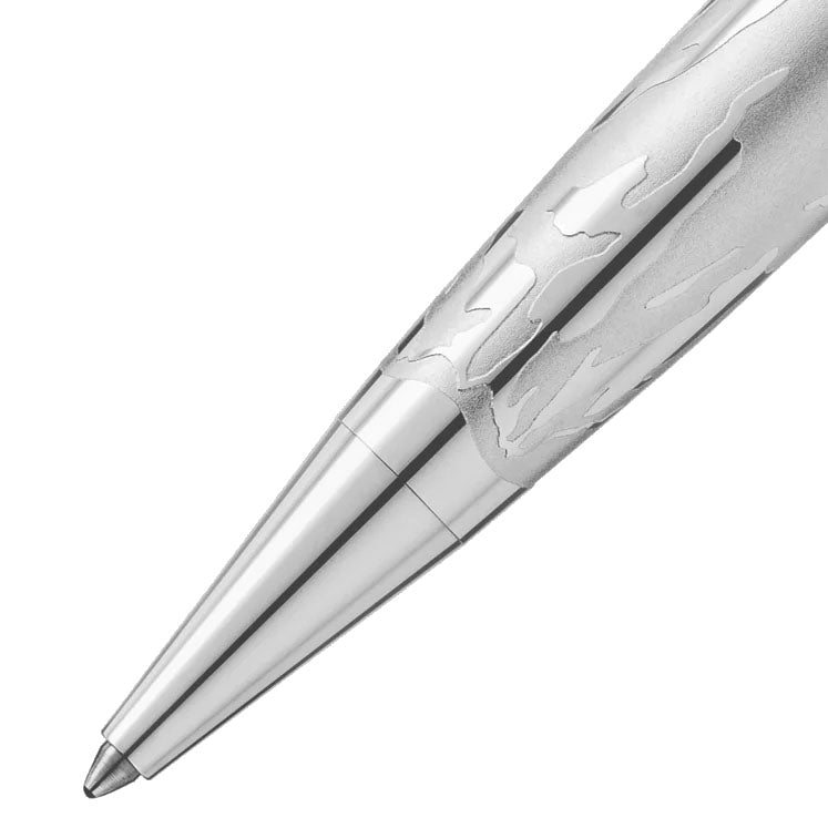 Montblanc Meisterstück X Olympic Heritage Chamonix 1924 Solitaire Midsize Ballpoint Pen 131373