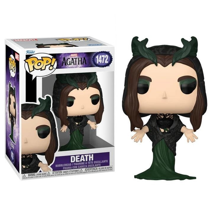 Funko Pop! Marvel Agatha All Along - (1472) Death Vinyl Figure "Morte" 9Cm