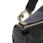 COCCINELLE Borsa Donna a Spalla Nera con Tracolla, In Vera Pelle, C-Easy