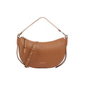 COCCINELLE Borsa Donna a Spalla Marrone con Tracolla, In Vera Pelle, C-Easy