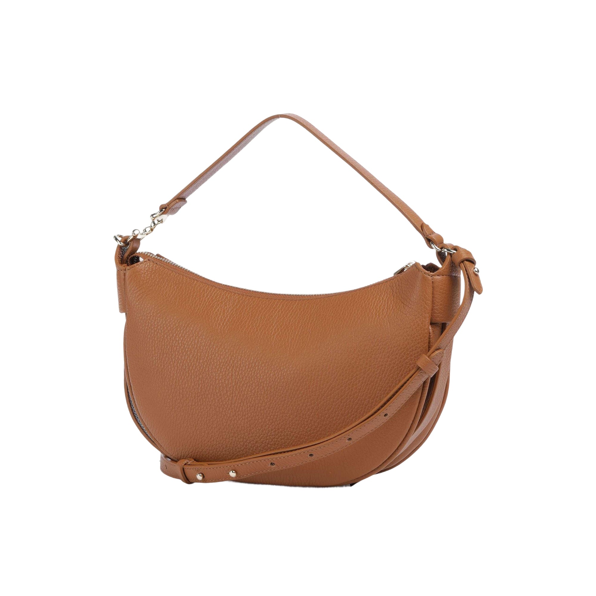COCCINELLE Women's Brown Shoulder Bag with Shoulder Strap, Made of Genuine Leather, C-Easy