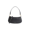 COCCINELLE Women's Black Leather Hobo Shoulder Bag, Merveille