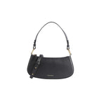 COCCINELLE Women's Black Leather Hobo Shoulder Bag, Merveille