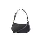 COCCINELLE Women's Black Leather Hobo Shoulder Bag, Merveille