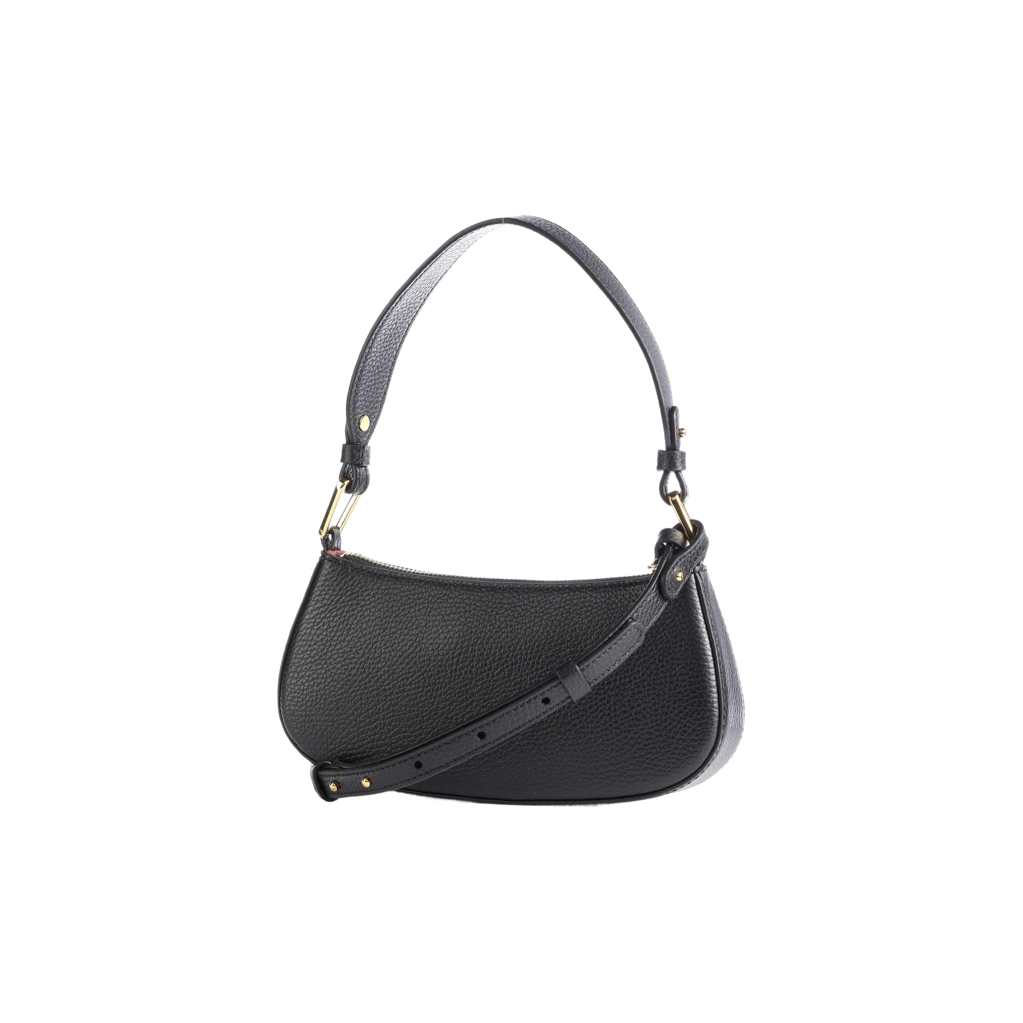 COCCINELLE Women's Black Leather Hobo Shoulder Bag, Merveille