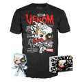 Funko Pop ! Tees Marvel Anti Venom (401) Eddie Brock Gitd 9Cm Figure + T-Shirt M