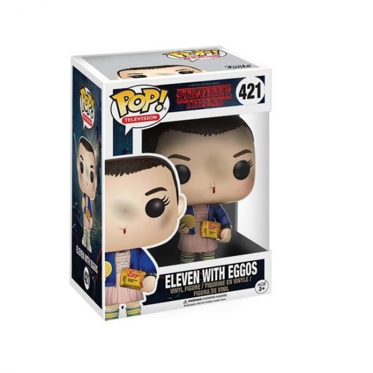 Funko Pop! Stranger Things - (421) Eleven With Eggos Eleven Vinyl Figure 9cm