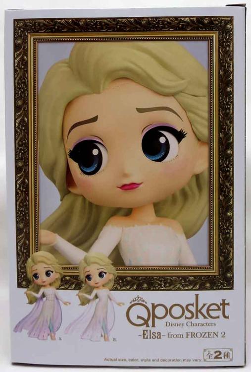 BANPRESTO Q POSKET DISNEY FROZEN 2 ELSA VOL.B STATUETTE BANDAI FIGURE 14CM
