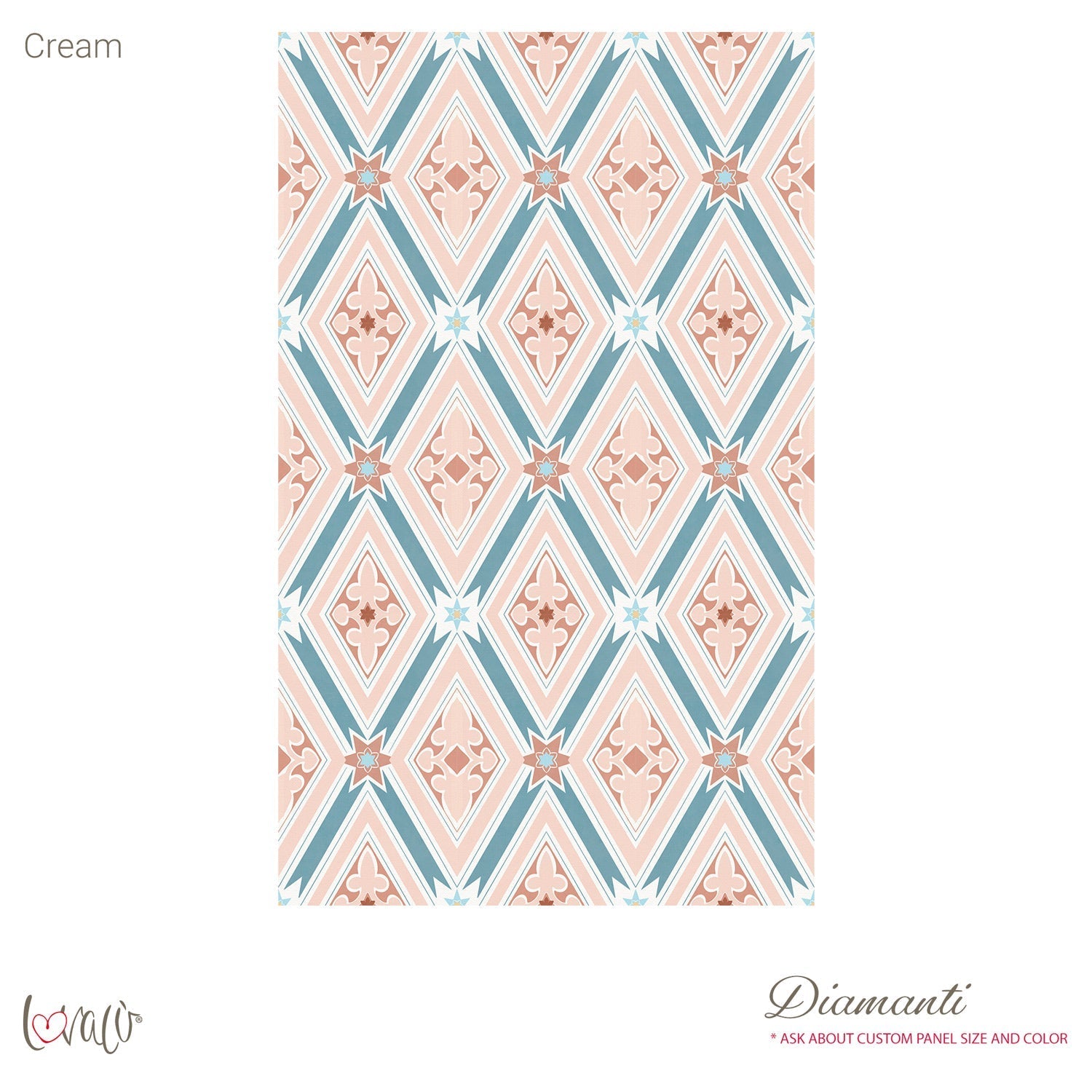 Carta da parati - Diamanti cream Lovalù