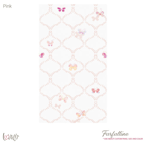 Carta da parati - Farfalline rosa Lovalù