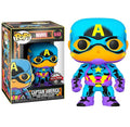 Funko Pop! Marvel - (648) Captain America Black Light Special Edition 9cm Vinyl Figure