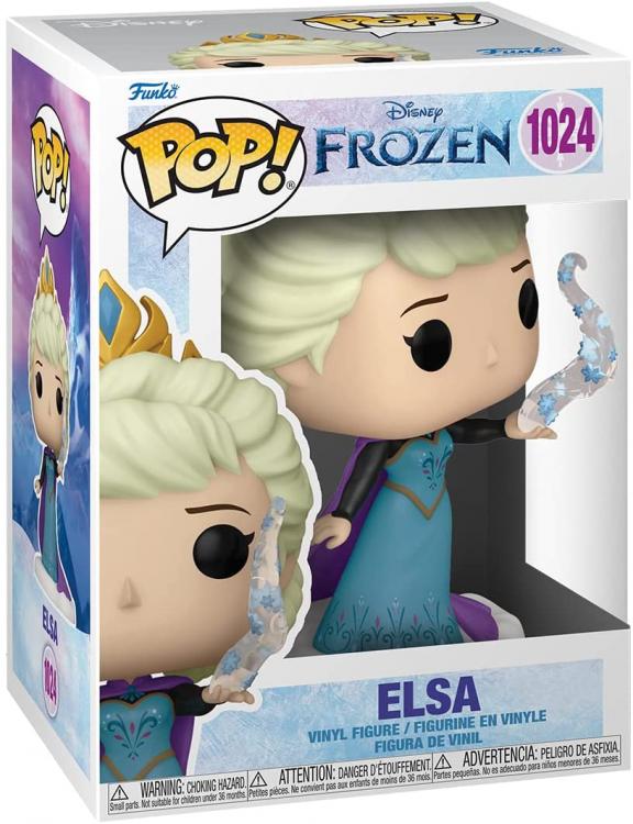 Funko Pop! Disney Frozen - (1024) Elsa Princess Vinyl Ultimate Figure 9Cm New