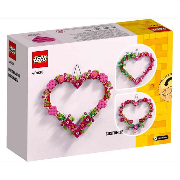 Lego - Ornamental Heart Flowers 40638 Home Decoration Building 20Cm