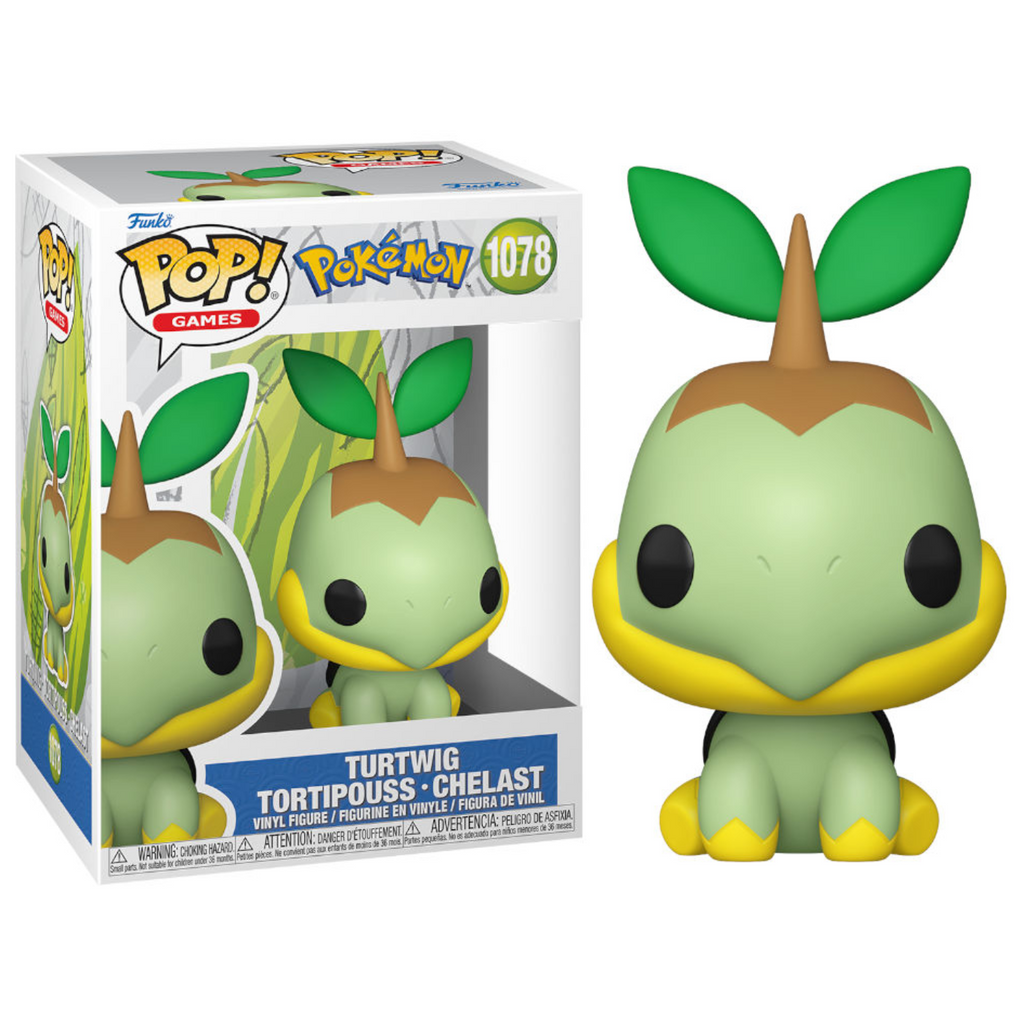 Funko Pop! Games - Pokémon (1078) Turtwig Vinyl Figure 9cm