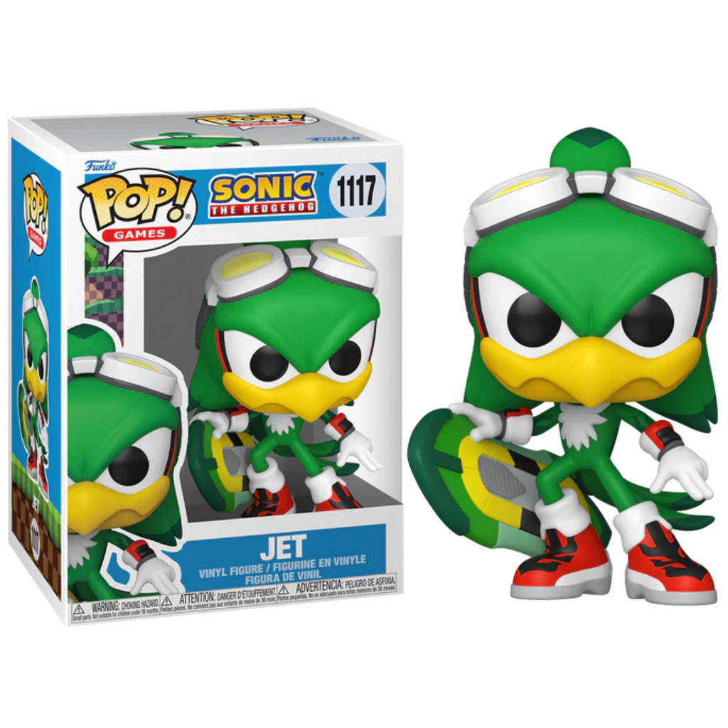 Funko Pop! Games - Sonic (1117) Jet Vinyl Figure 9cm Collection New Vinyl