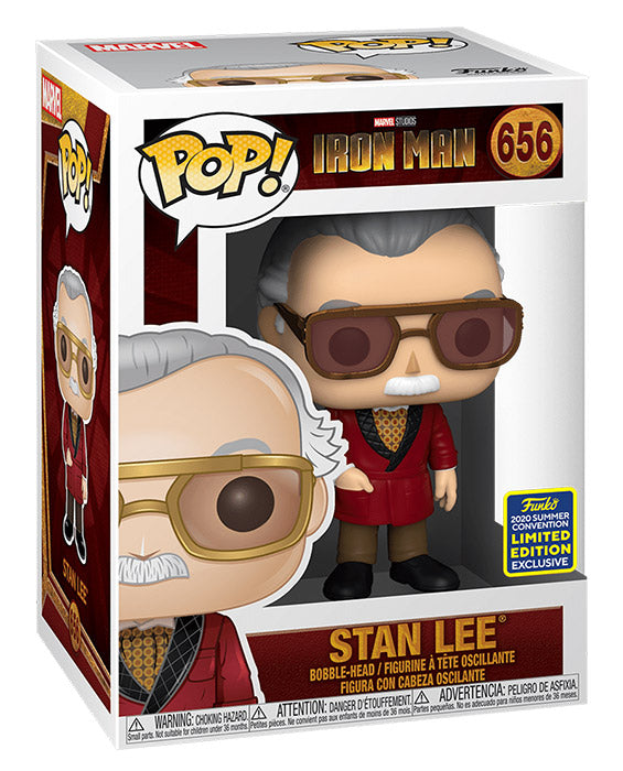 Funko Pop! Iron Man Marvel Icons: Stan Lee (656) Cameo Exclusive Vinyl Figure