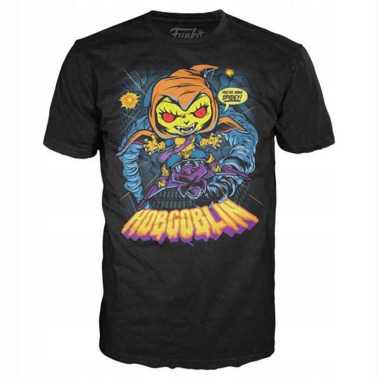 Funko Pop! Tees Marvel Hobgoblin 36 Art Series Special Edition Glows T-Shirt L