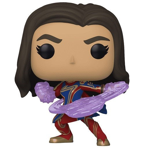 Funko Pop! Marvel Studios - The Marvels - (1251) Ms Marvel (Glows In The Dark)