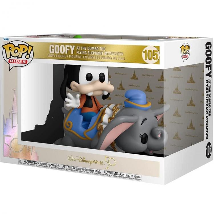 Funko Pop! Walt Disney World 50th Anniversary Goofy With Dumbo (105) Vinyl Figure