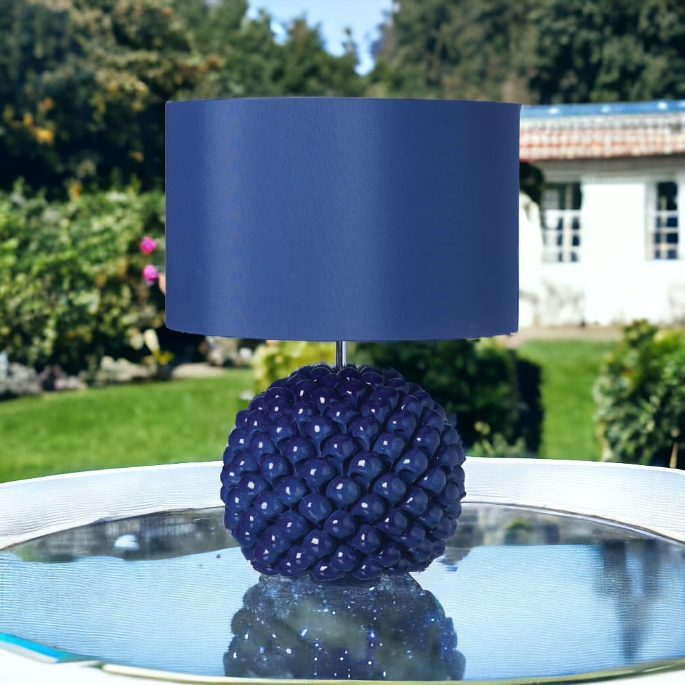 Gli Alberelli Lampada Pigna Capodimonte Ø 27 cm con Paralume