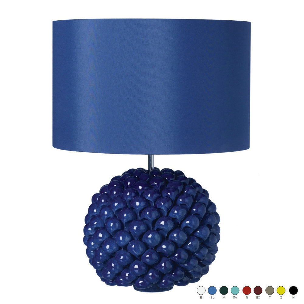 Gli Alberelli Lampada Pigna Capodimonte Ø 27 cm con Paralume