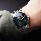 Hamilton Jazzmaster H32675160 – green automatic skeleton stainless steel