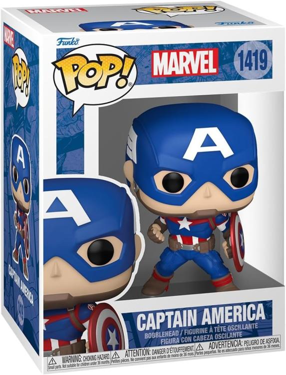 Funko Pop! Marvel New Classic Captain America - (1419) Captain America Figure