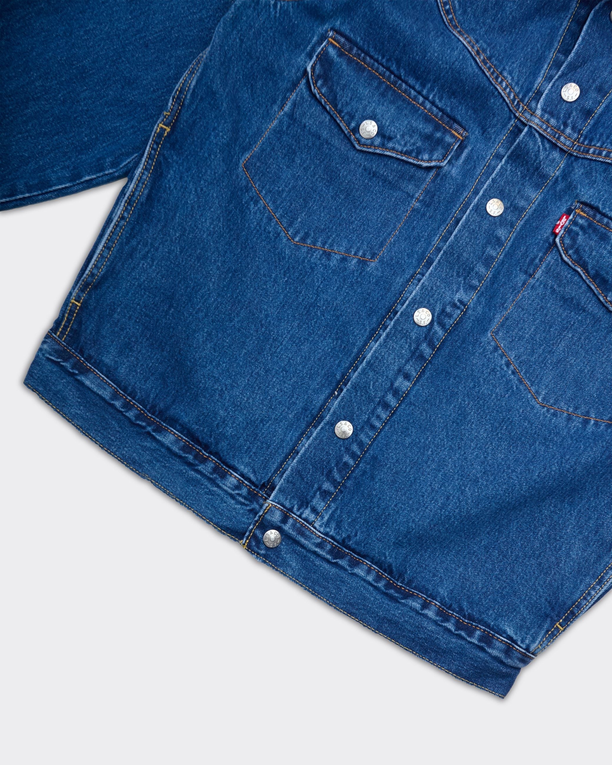 Giacca Jeans Western Shorthorn Dark Indigo