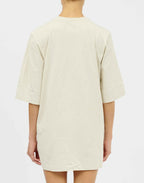 MM6 MAISON MARGIELA Mini Abito in Jersey Gesso