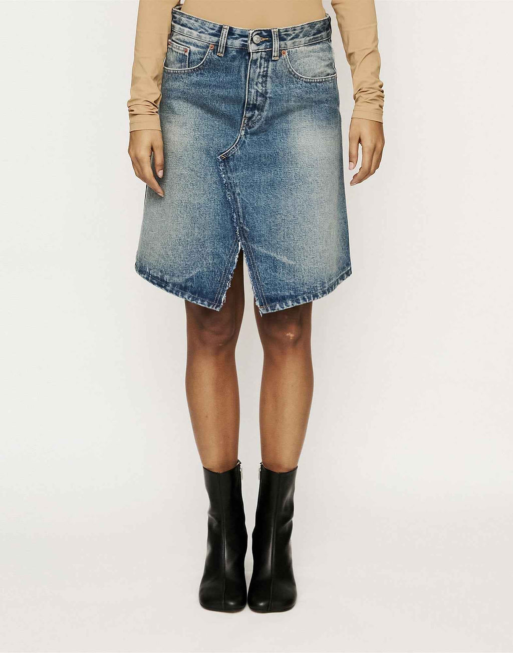 MM6 MAISON MARGIELA Gonna Midi di Jeans