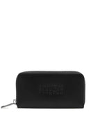 MM6 MAISON MARGIELA Portafoglio Numeric con Zip in Pelle Black