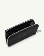 MM6 MAISON MARGIELA Portafoglio Numeric con Zip in Pelle Black