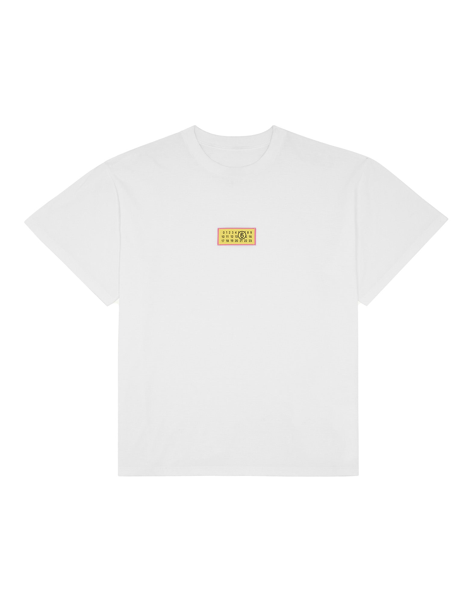MM6 MAISON MARGIELA T-shirt con Numeric Signature Optic White