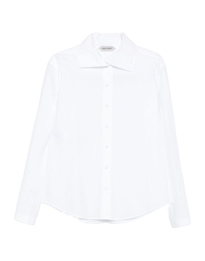 ALBERTA FERRETTI Camicia con Dettaglio Colletto Bianca
