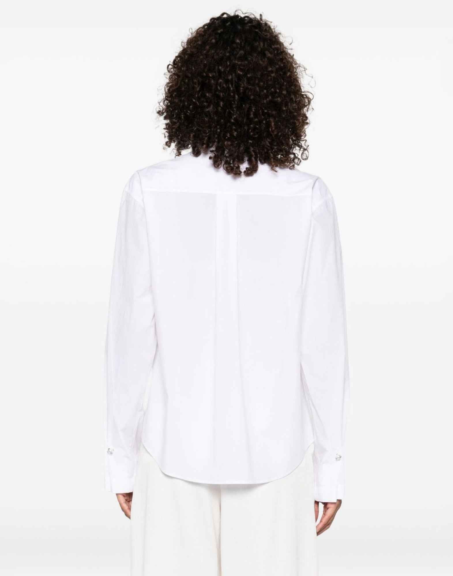 ALBERTA FERRETTI Camicia con Dettaglio Colletto Bianca