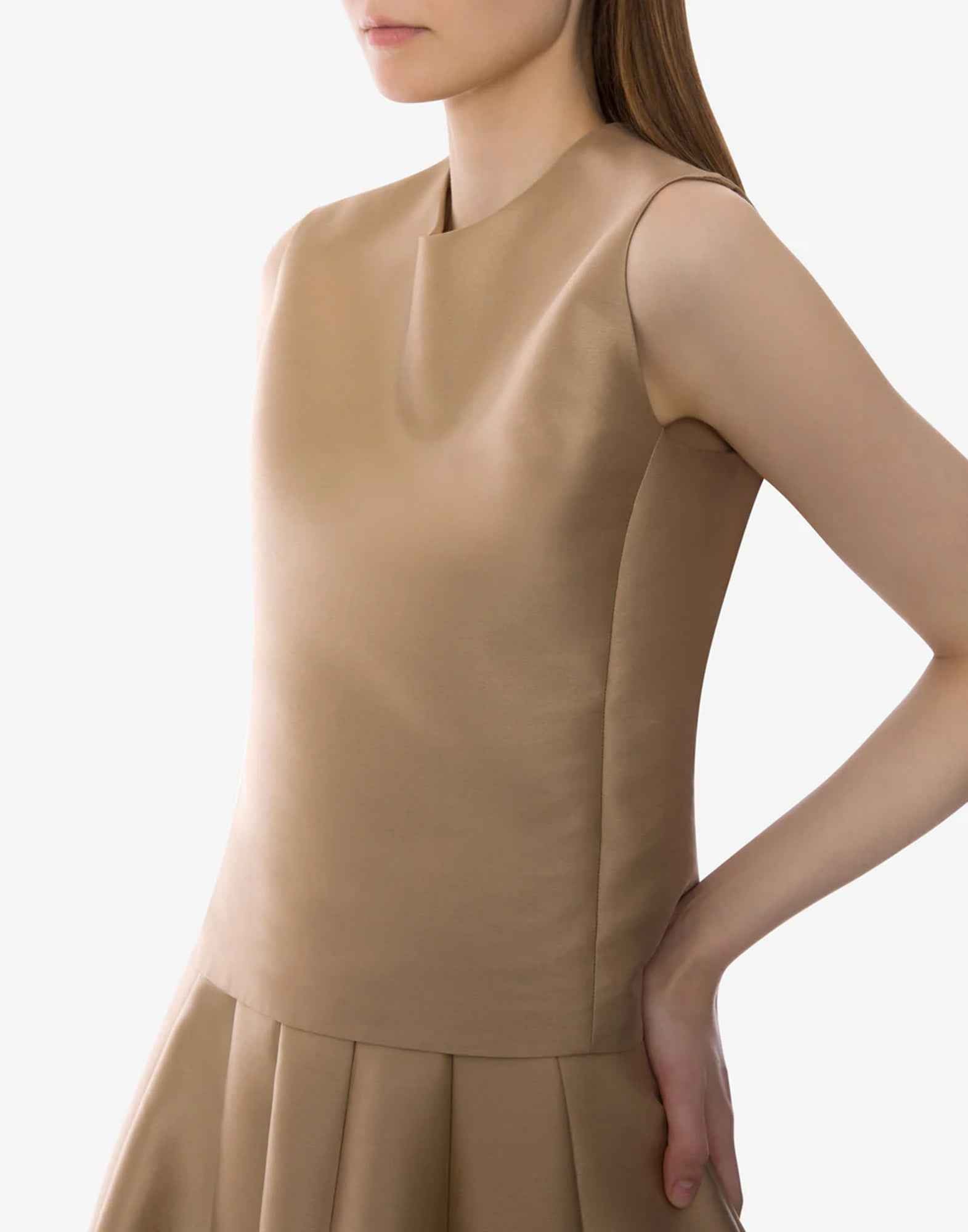 ALBERTA FERRETTI Top in Mikado Beige