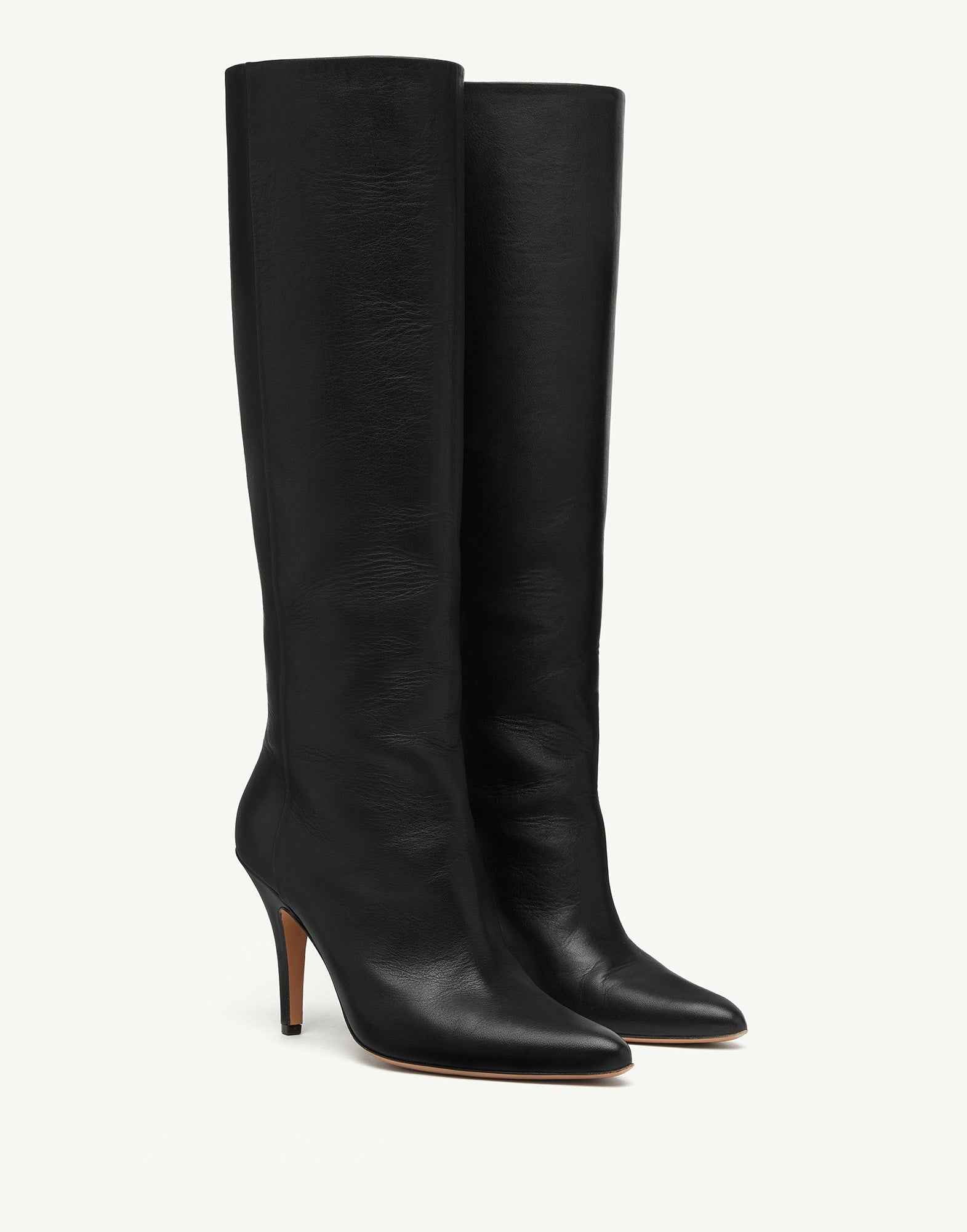 MM6 MAISON MARGIELA Stivali al Ginocchio Architype in Pelle Nera