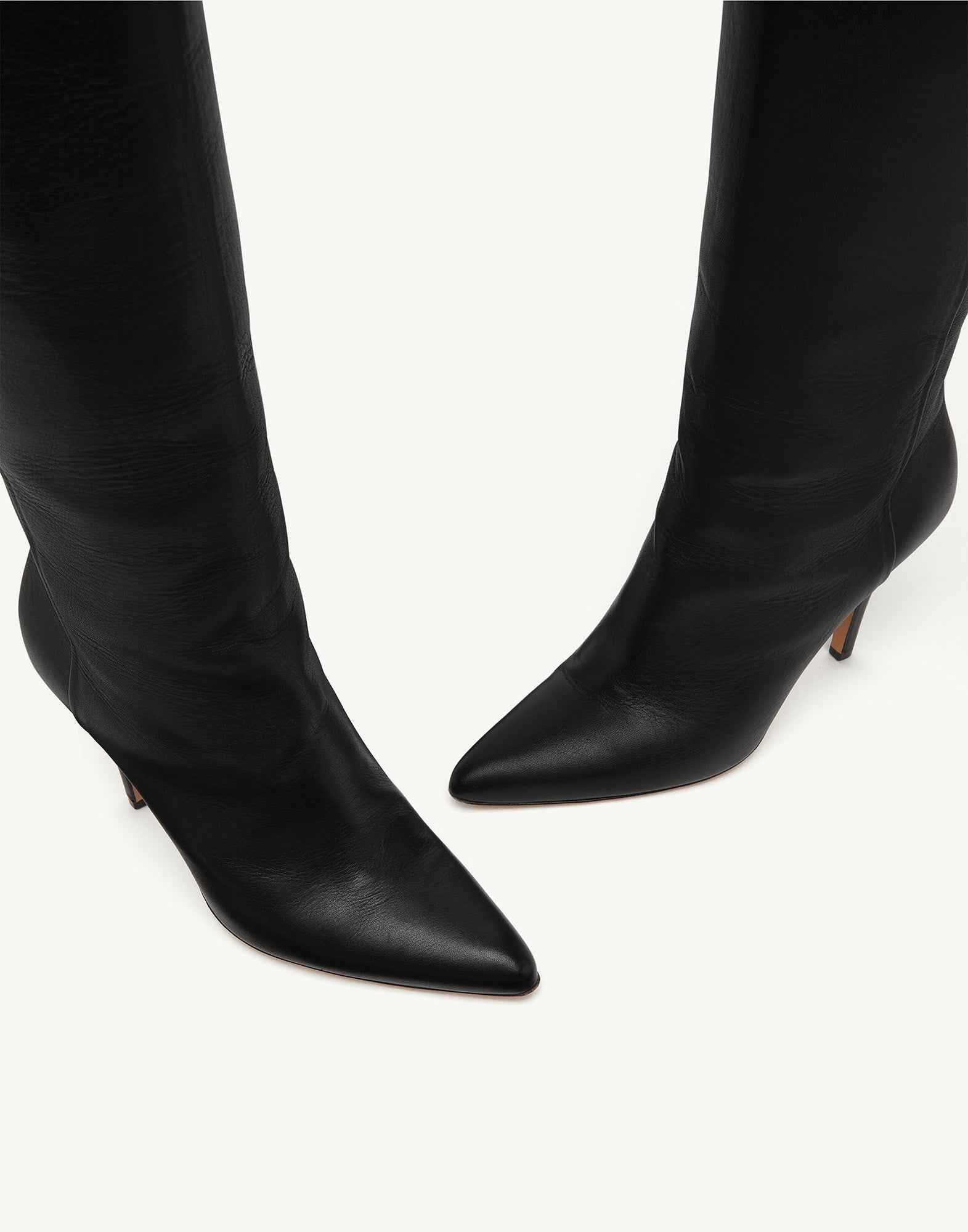 MM6 MAISON MARGIELA Stivali al Ginocchio Architype in Pelle Nera