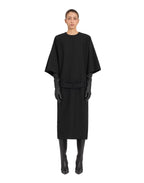 MM6 MAISON MARGIELA Abito Midi in Lana Nero