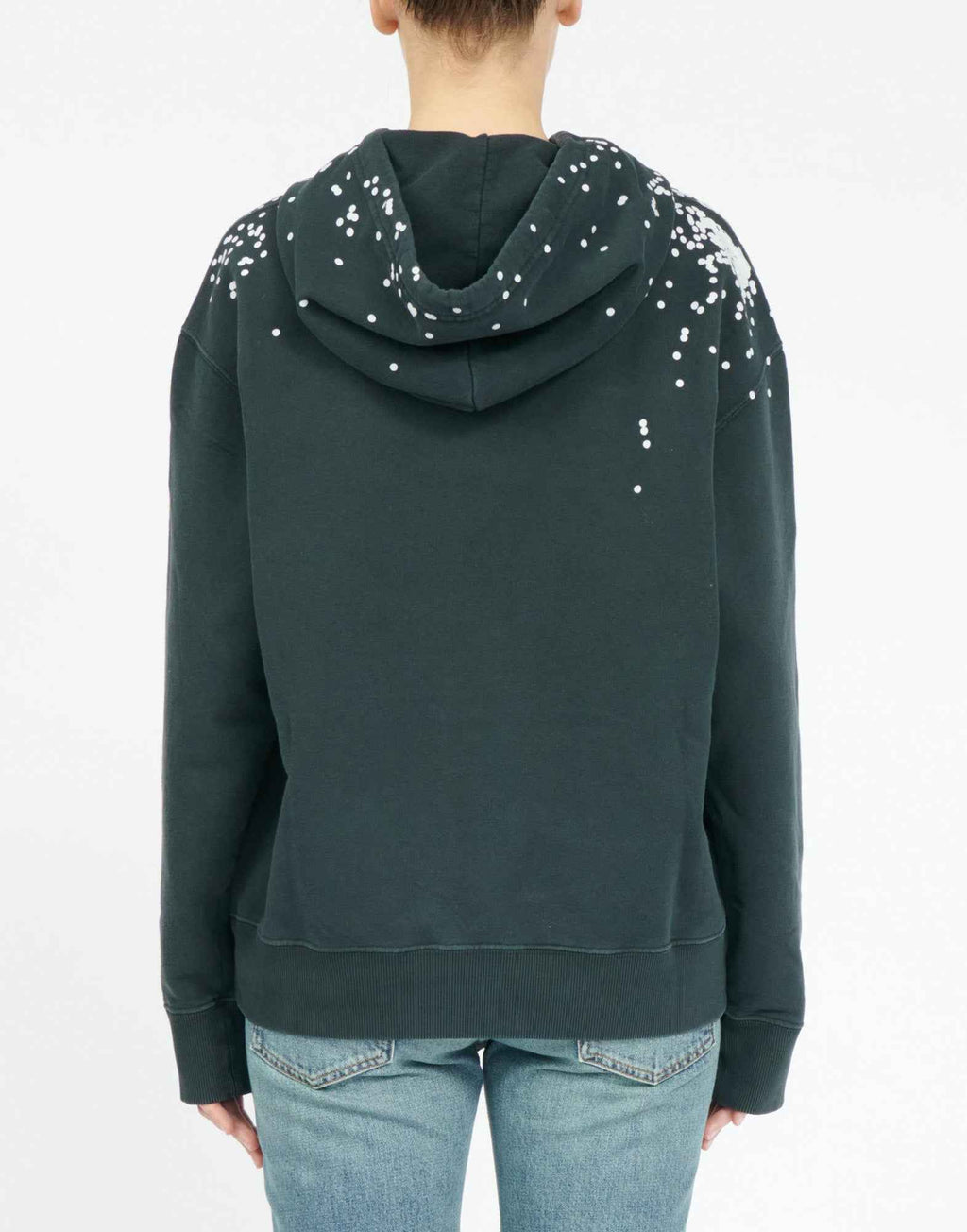 MM6 MAISON MARGIELA Felpa con Cappuccio in Jersey Non Spazzolato con Pois