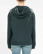 MM6 MAISON MARGIELA Felpa con Cappuccio in Jersey Non Spazzolato con Pois