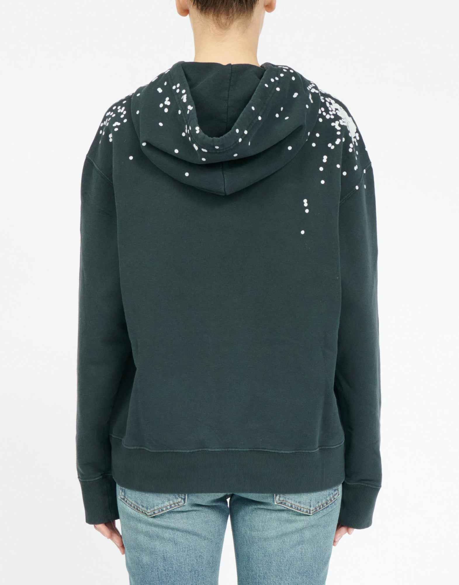 MM6 MAISON MARGIELA Felpa con Cappuccio in Jersey Non Spazzolato con Pois