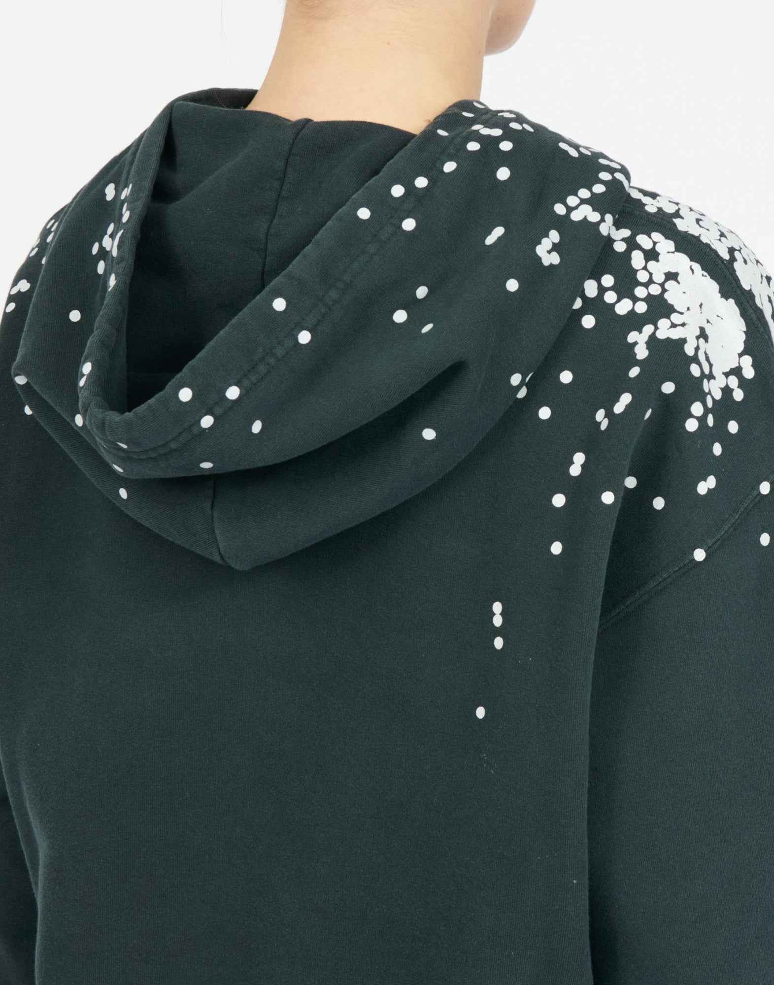 MM6 MAISON MARGIELA Felpa con Cappuccio in Jersey Non Spazzolato con Pois