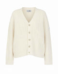 MM6 MAISON MARGIELA Cardigan a Treccia Off White
