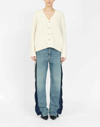 MM6 MAISON MARGIELA Cardigan a Treccia Off White