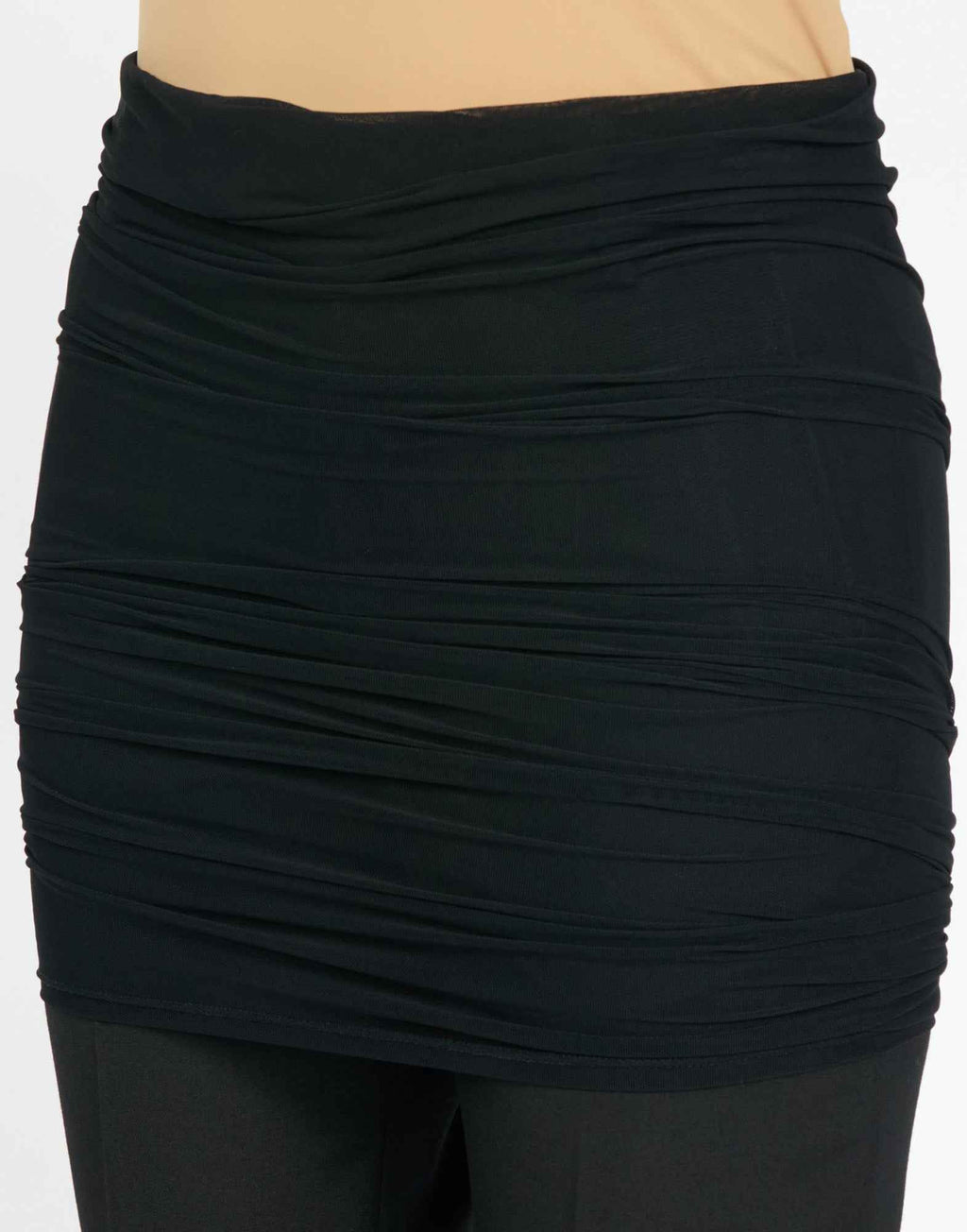 MM6 MAISON MARGIELA Pantaloni in Light Wool Blend con Gonna in Tulle Regolabile
