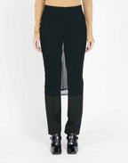 MM6 MAISON MARGIELA Pantaloni in Light Wool Blend con Gonna in Tulle Regolabile