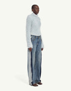 MM6 MAISON MARGIELA Jeans a Gamba Dritta con Pannelli Laterali
